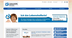 Desktop Screenshot of lebenshilfe-mg.de