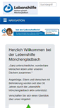 Mobile Screenshot of lebenshilfe-mg.de